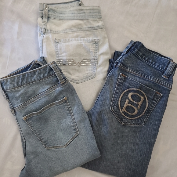 bebe Denim - Bebe Jeans- Rhinestone Detail, sz. 27